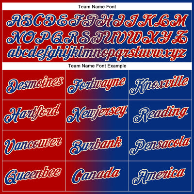 Custom Stitched Royal Red-Cream Gradient Fashion Sports Pullover Sweatshirt Hoodie