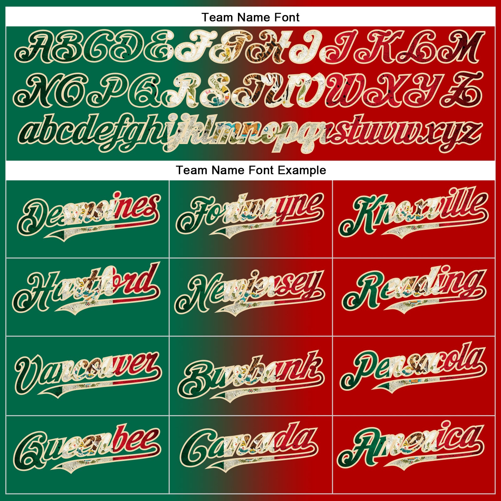 Custom Red Vintage Mexican Flag Kelly Green-City Cream Authentic Gradient Fashion Baseball Jersey