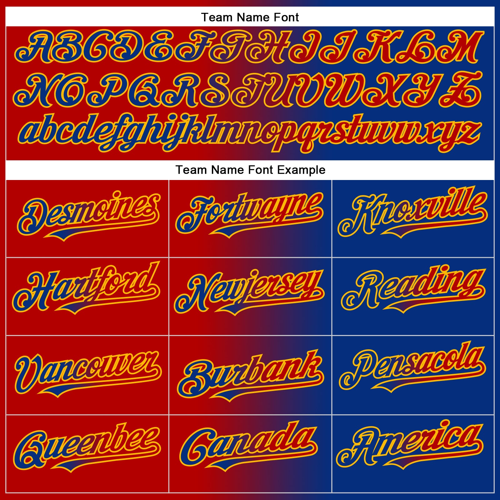 Custom Royal Red-Gold Authentic Gradient Fashion Baseball Jersey