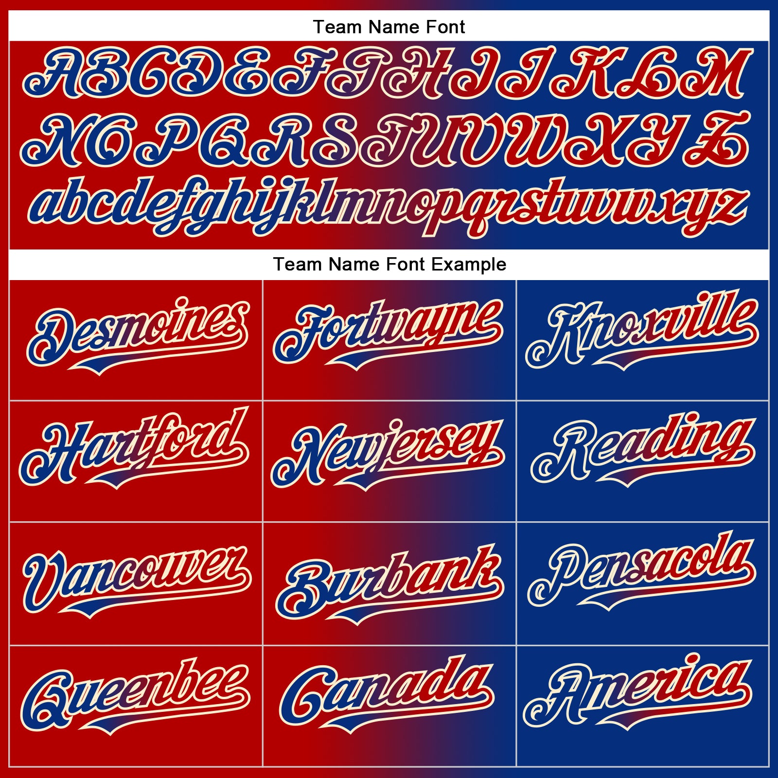 Custom Royal Red-Cream Authentic Gradient Fashion Baseball Jersey