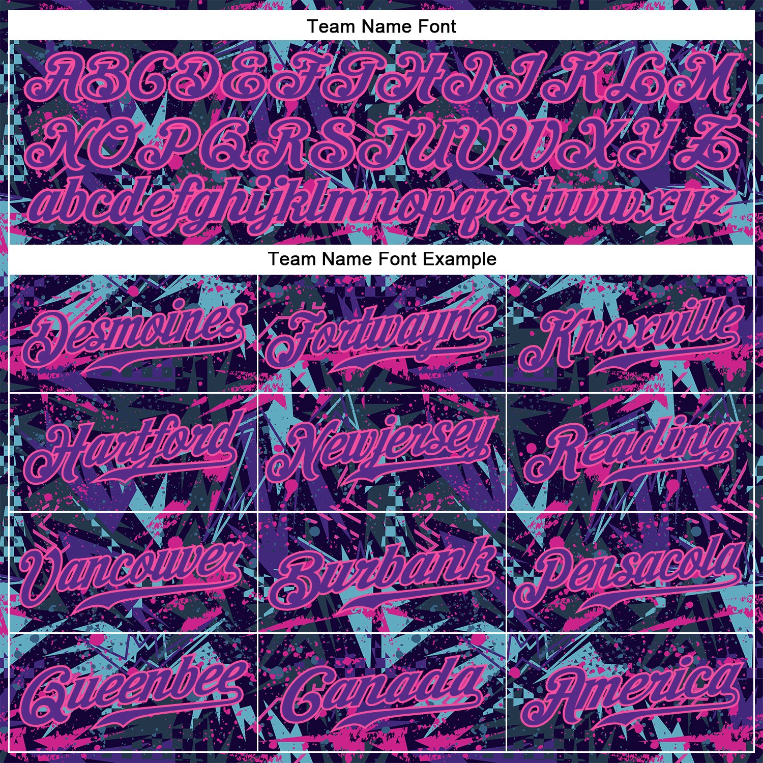 Custom Graffiti Pattern Purple-Pink 3D Creative Geometric Figures And Dots Authentic Baseball Jersey