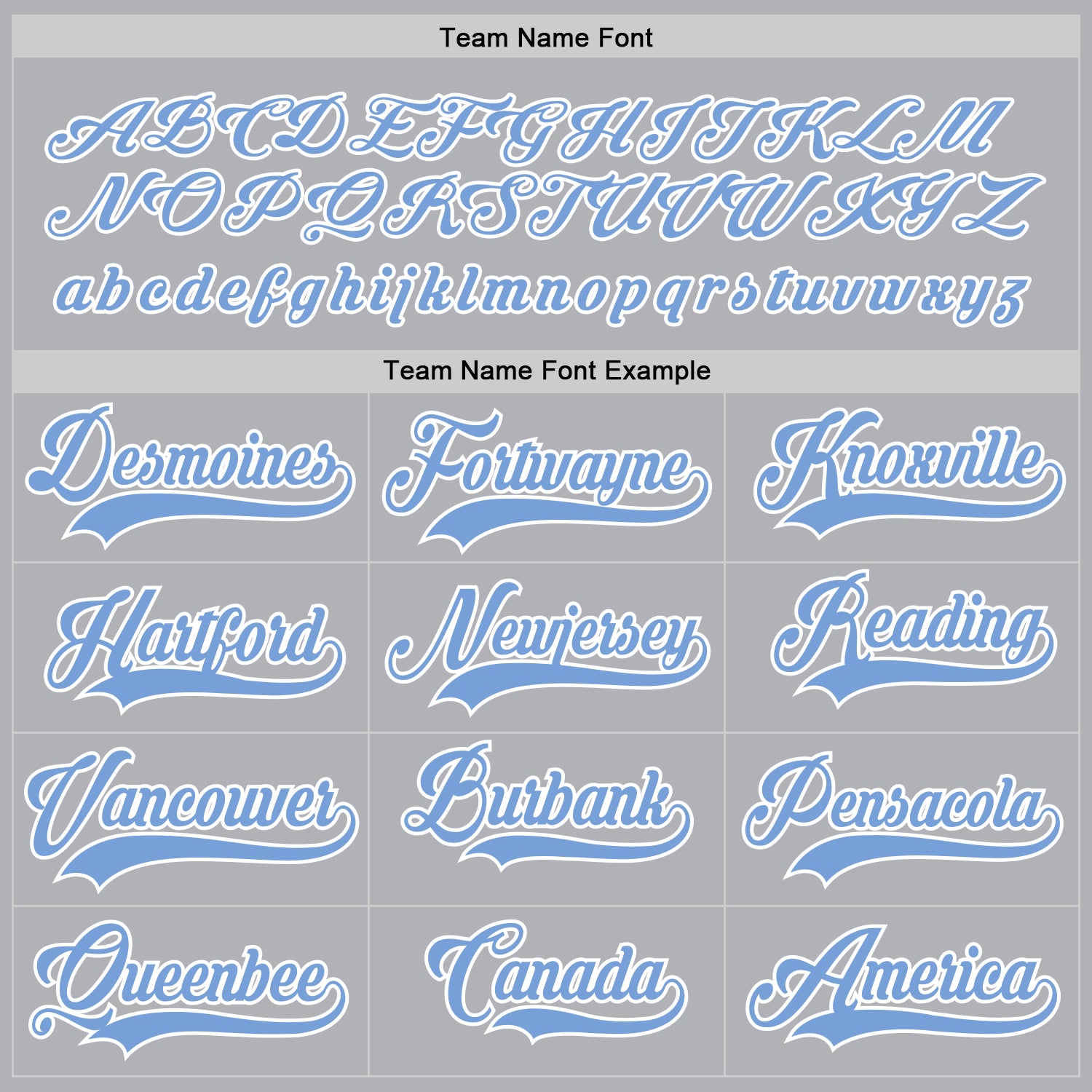 Custom Gray Light Blue-White Hockey Jersey