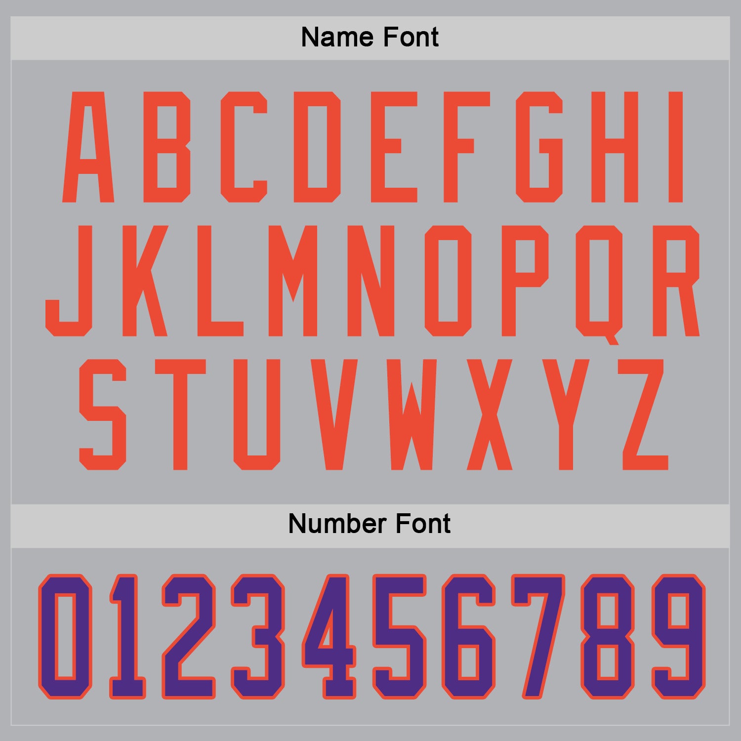 Custom Gray Purple-Orange Hockey Jersey