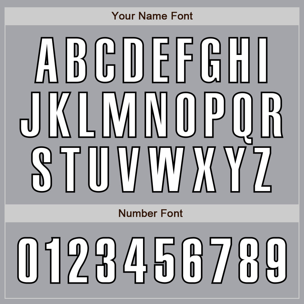 Custom Gray White-Black Authentic Baseball Jersey