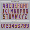 Custom Gray Purple Pinstripe Purple-Gold Authentic Baseball Jersey