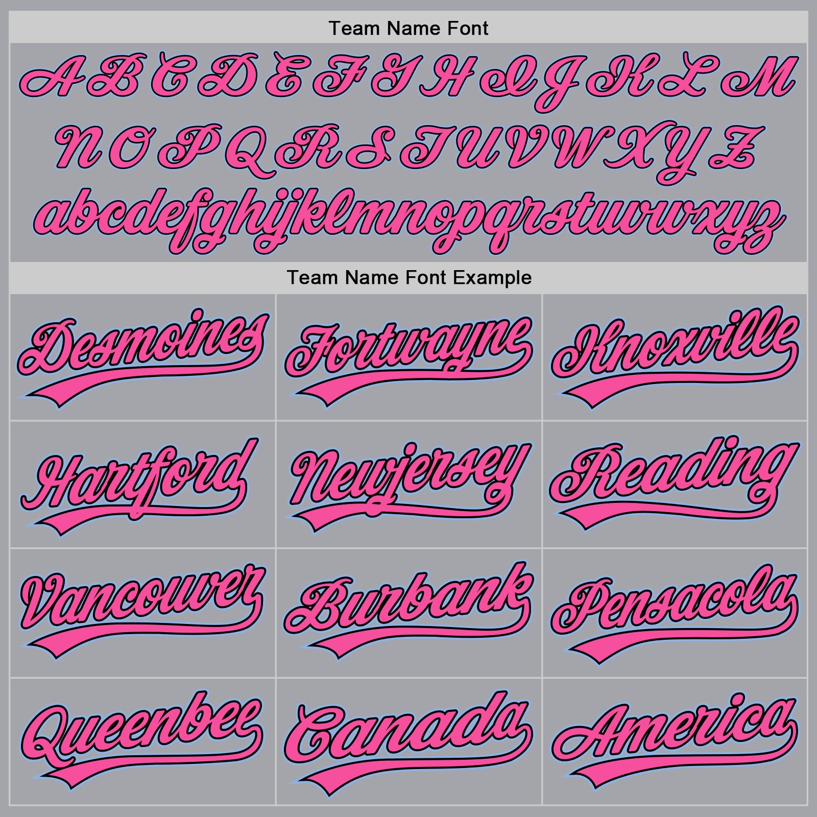 Custom Gray Light Blue Black-Pink Authentic Baseball Jersey