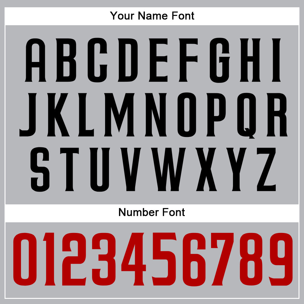 Custom Gray Black Pinstripe Red-White Authentic Baseball Jersey