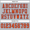 Custom Gray Orange-Navy Mesh Authentic Football Jersey