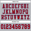 Custom Gray Red-Royal Mesh Authentic Football Jersey