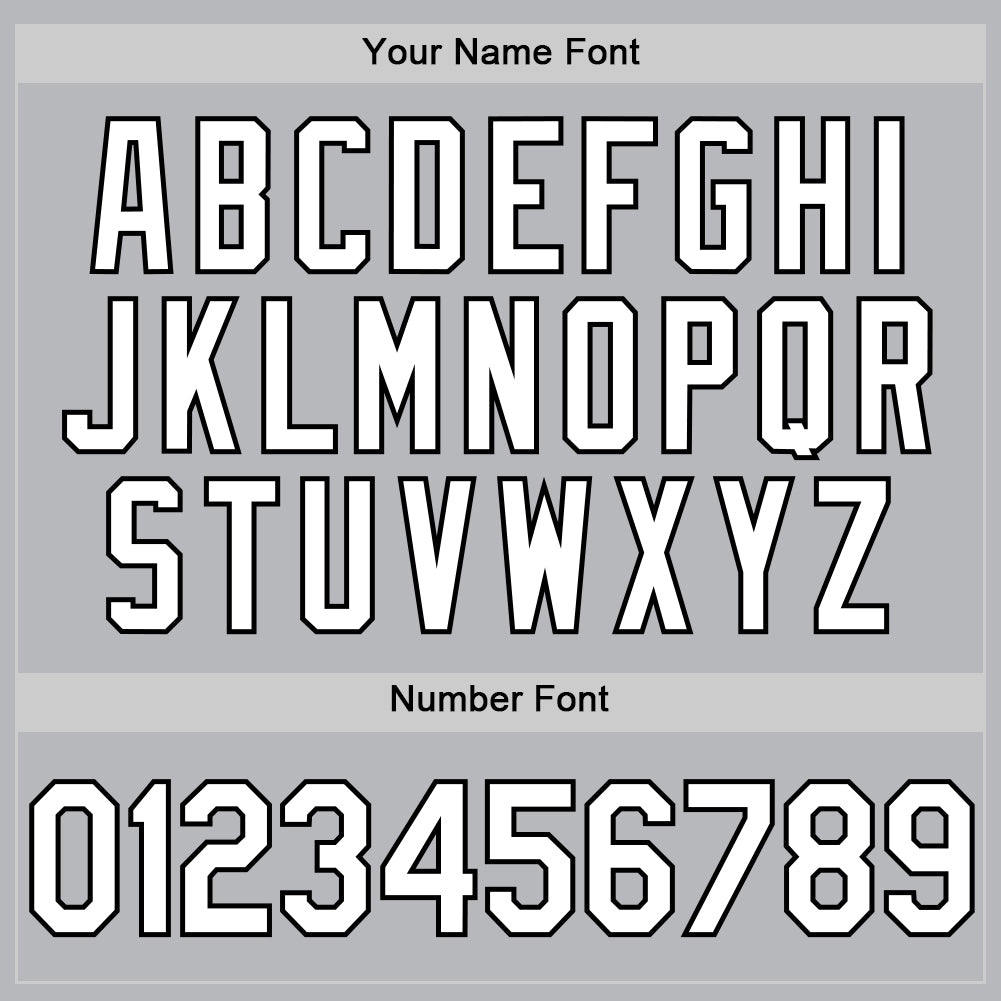 Custom Gray White-Black Authentic Throwback Baseball Jersey