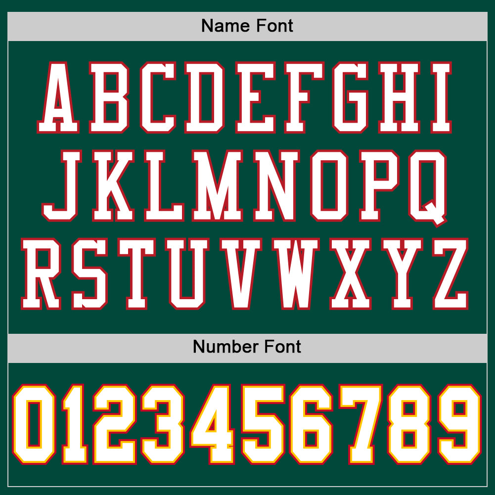 Custom Green White-Red Mesh Authentic Throwback Football Jersey