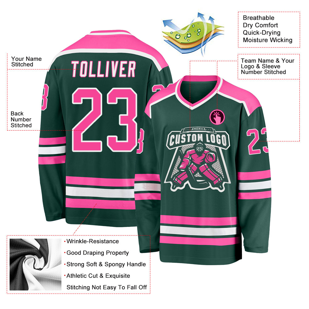 Pink Panthers Custom Dye Sublimated Hockey Jersey
