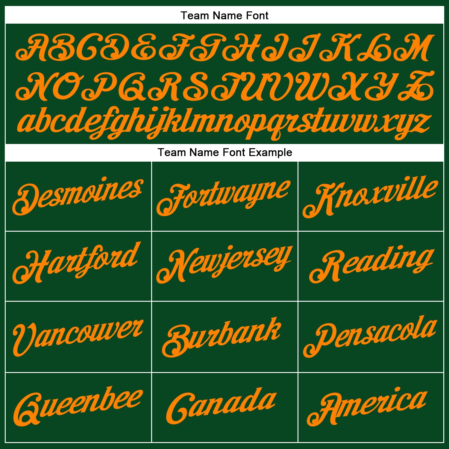 Custom Green Bay Orange Performance T-Shirt