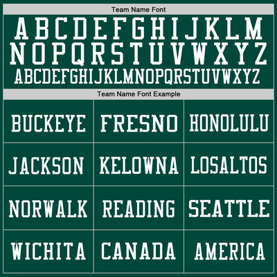 Custom Green White Mesh Authentic Football Jersey