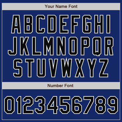 Custom Royal Black-White Bomber Full-Snap Varsity Letterman Jacket