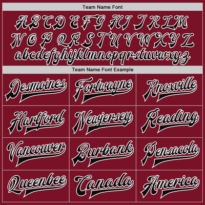 Custom Crimson Black-White Bomber Full-Snap Varsity Letterman Jacket