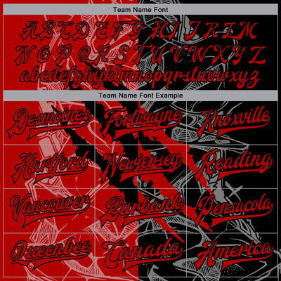 Custom Graffiti Pattern Red-Black Scratch 3D Bomber Full-Snap Varsity Letterman Jacket