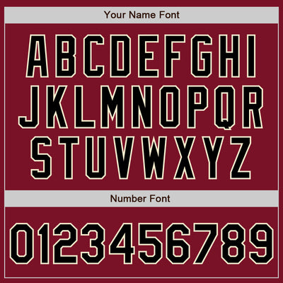 Custom Crimson Black Cream-Maroon Bomber Full-Snap Varsity Letterman Jacket