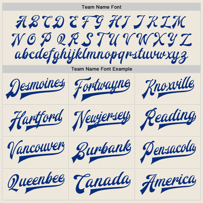 Custom Cream Red-Royal Bomber Full-Snap Varsity Letterman Jacket