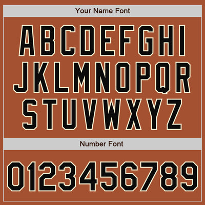 Custom Texas Orange Black-Cream Bomber Full-Snap Varsity Letterman Jacket