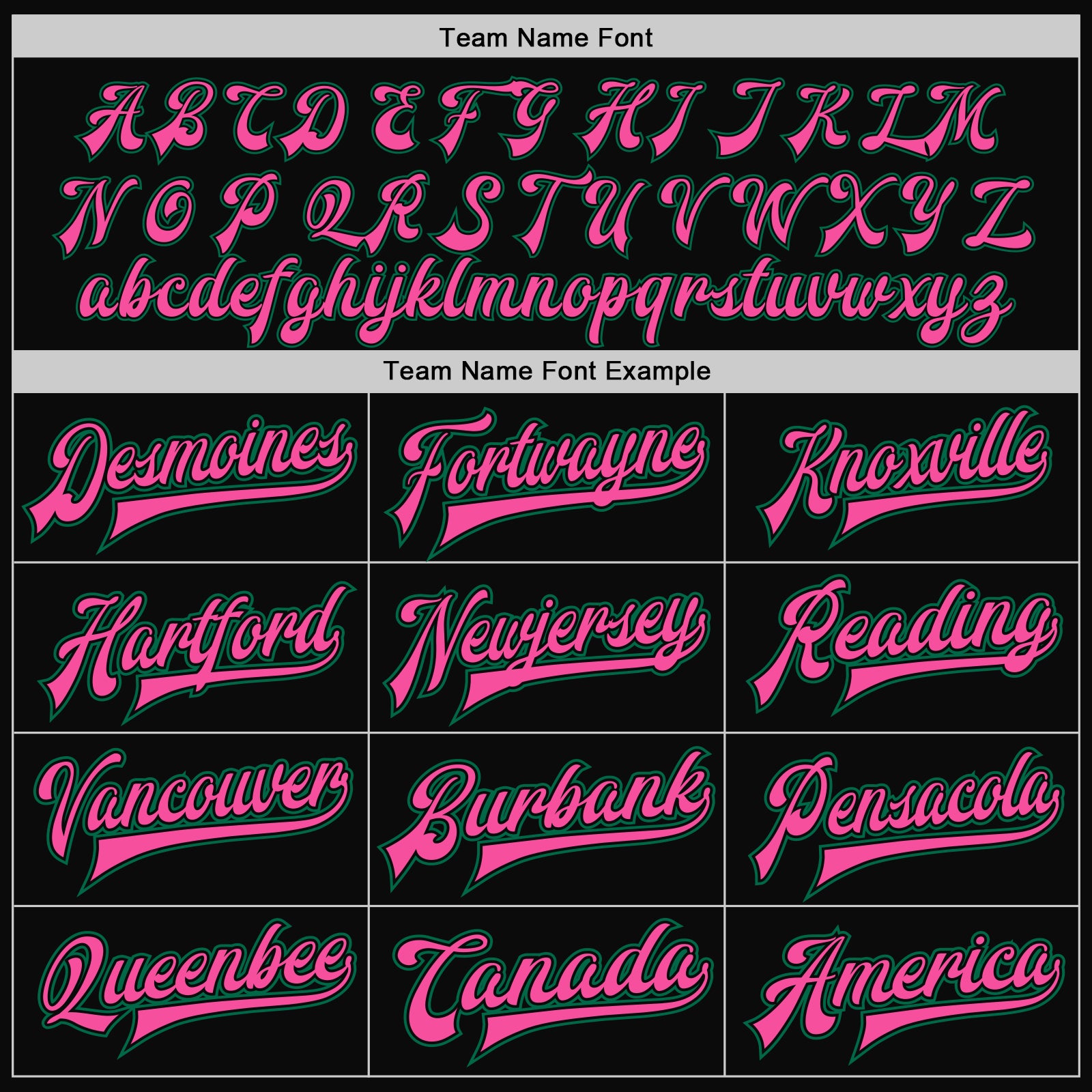 Custom Black Kelly Green-Pink Bomber Full-Snap Varsity Letterman Jacket