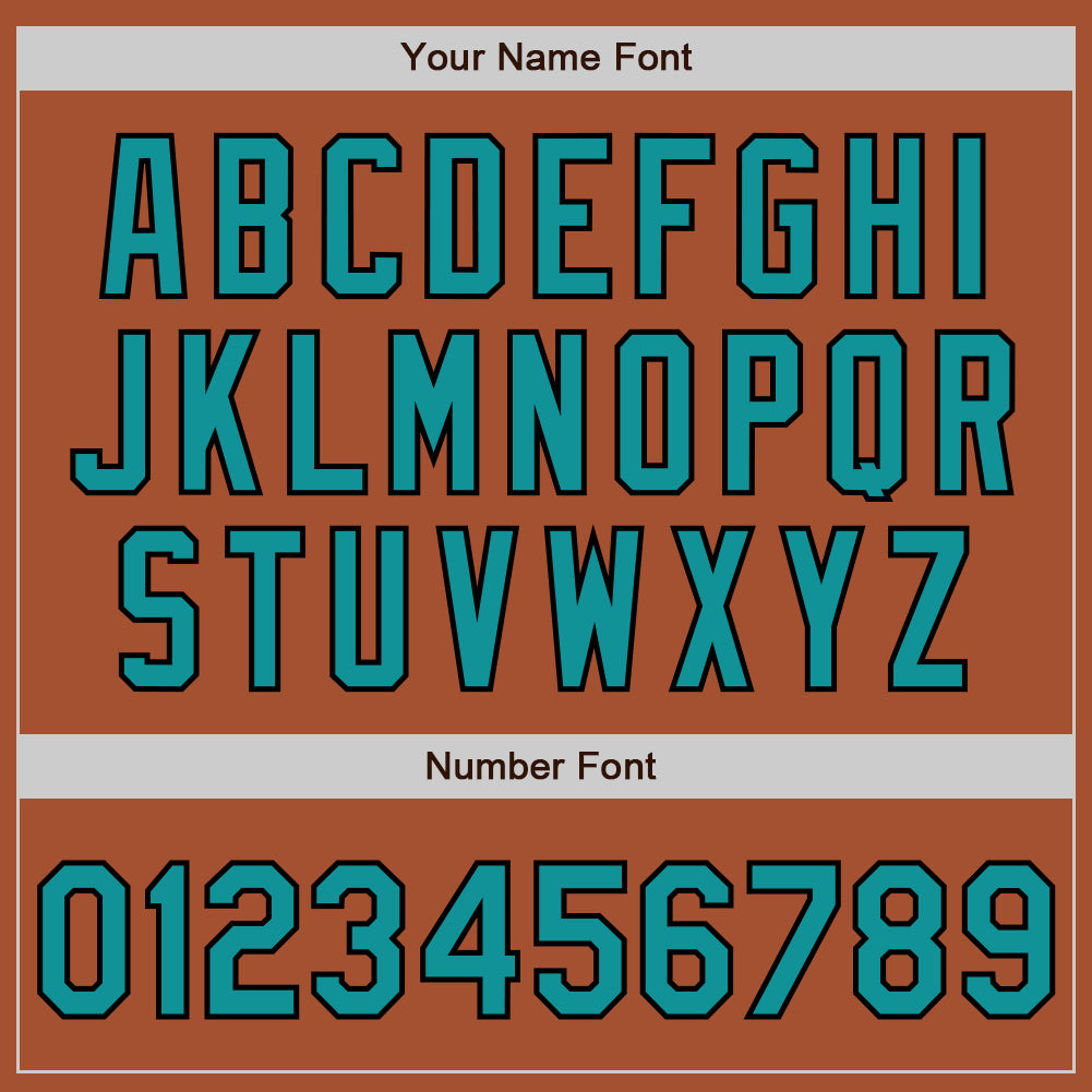 Custom Texas Orange Teal-Black Bomber Full-Snap Varsity Letterman Jacket