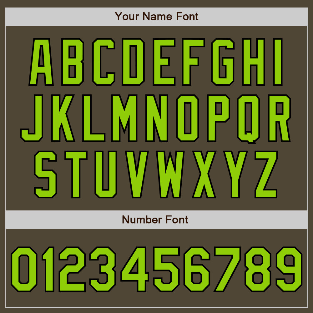 Custom Olive Neon Green-Black Bomber Full-Snap Varsity Letterman Salute To Service Jacket