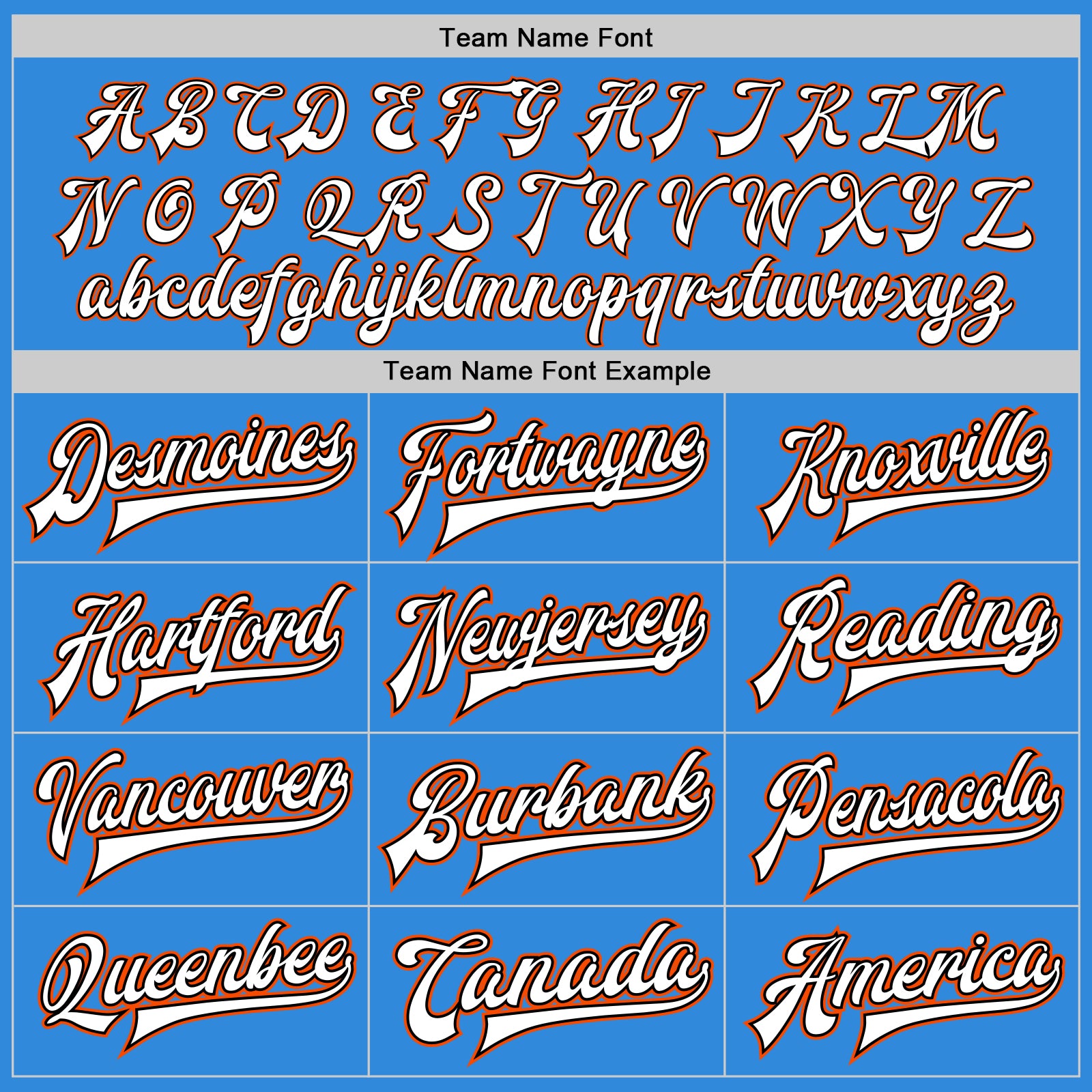 Custom Powder Blue White Black-Orange Bomber Full-Snap Varsity Letterman Jacket