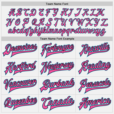 Custom White Sky Blue-Pink Bomber Full-Snap Varsity Letterman Two Tone Jacket