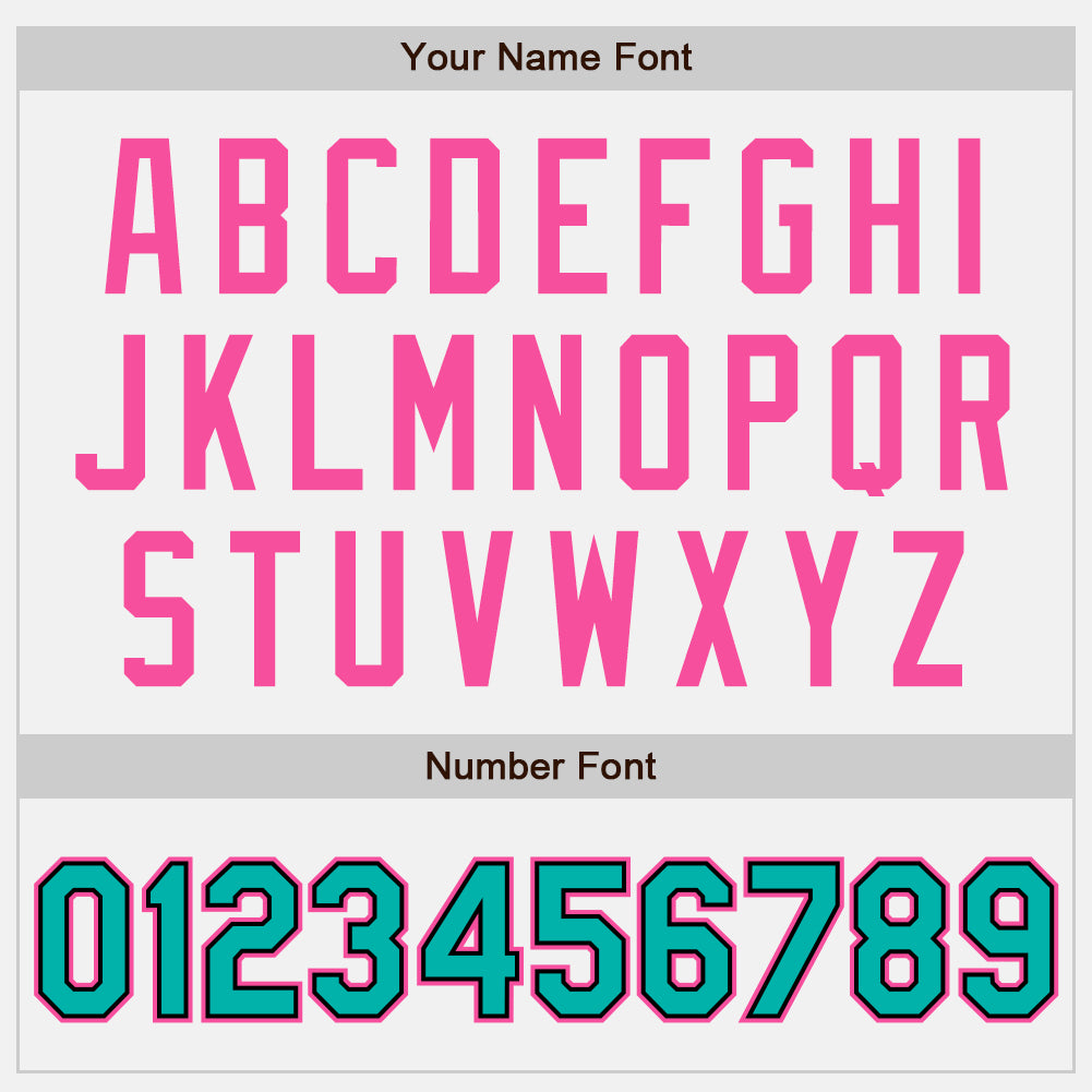 Custom White Aqua-Pink Bomber Full-Snap Varsity Letterman Two Tone Jacket