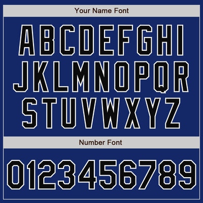 Custom Royal Black-White Bomber Full-Snap Varsity Letterman Two Tone Jacket