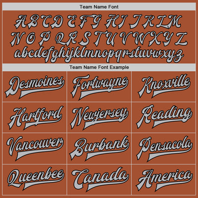 Custom Texas Orange Gray-Black Bomber Full-Snap Varsity Letterman Two Tone Jacket