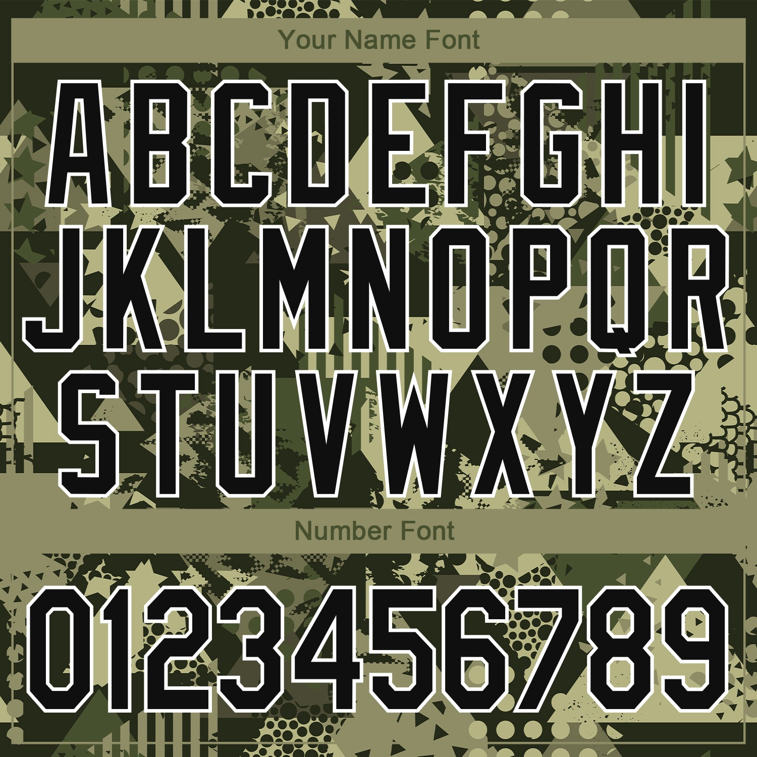 Custom Camo Black-White Geometric Camouflage 3D Bomber Full-Snap Varsity Letterman Salute To Service Jacket