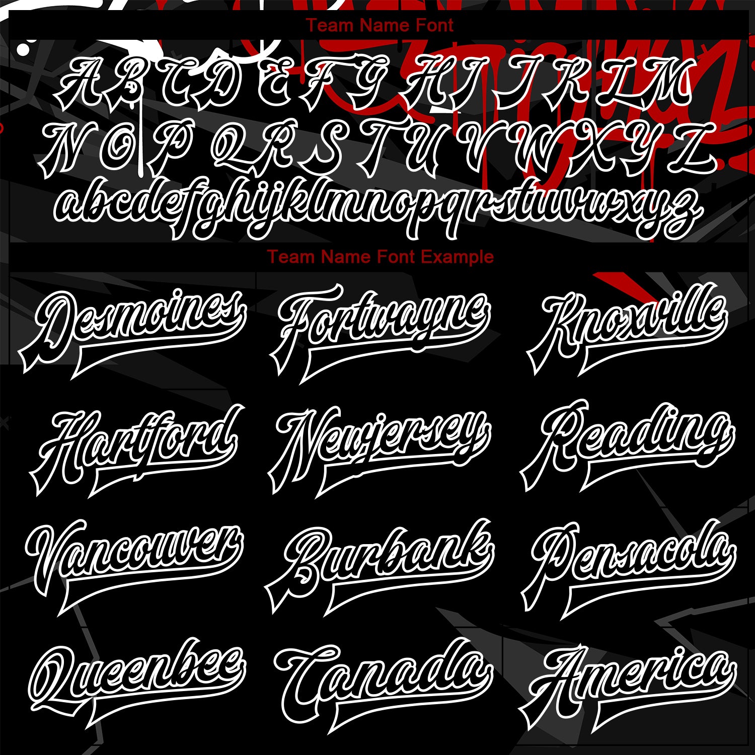 Custom Graffiti Pattern Black-Red Dark Abstract Urban Street Art 3D Bomber Full-Snap Varsity Letterman Jacket