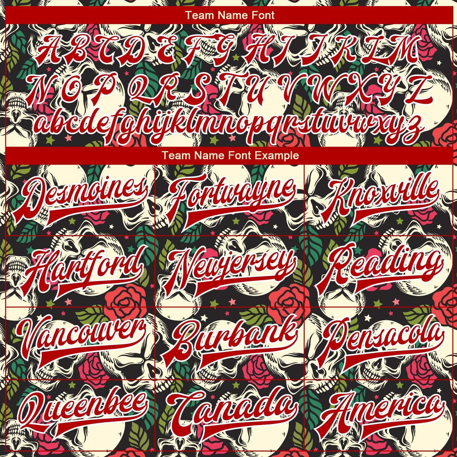Custom Black Red-White Skull And Rose 3D Bomber Full-Snap Varsity Letterman Jacket