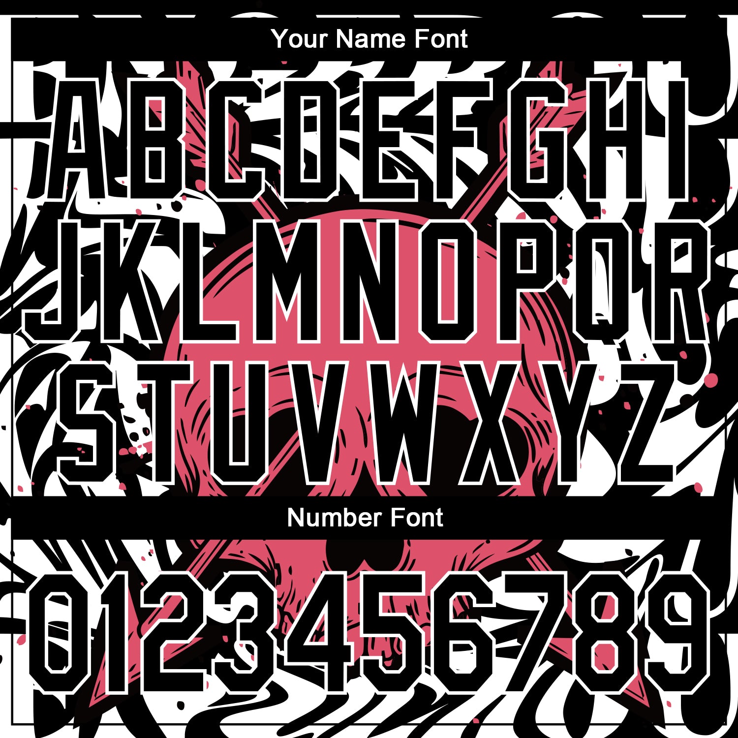 Custom Black White Pink Skull With Heart Shaped Eyes 3D Bomber Full-Snap Varsity Letterman Jacket