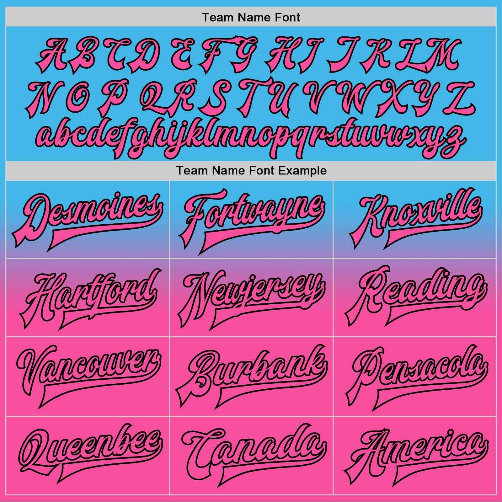 Custom Sky Blue Pink-Black Bomber Full-Snap Varsity Letterman Fade Fashion Jacket