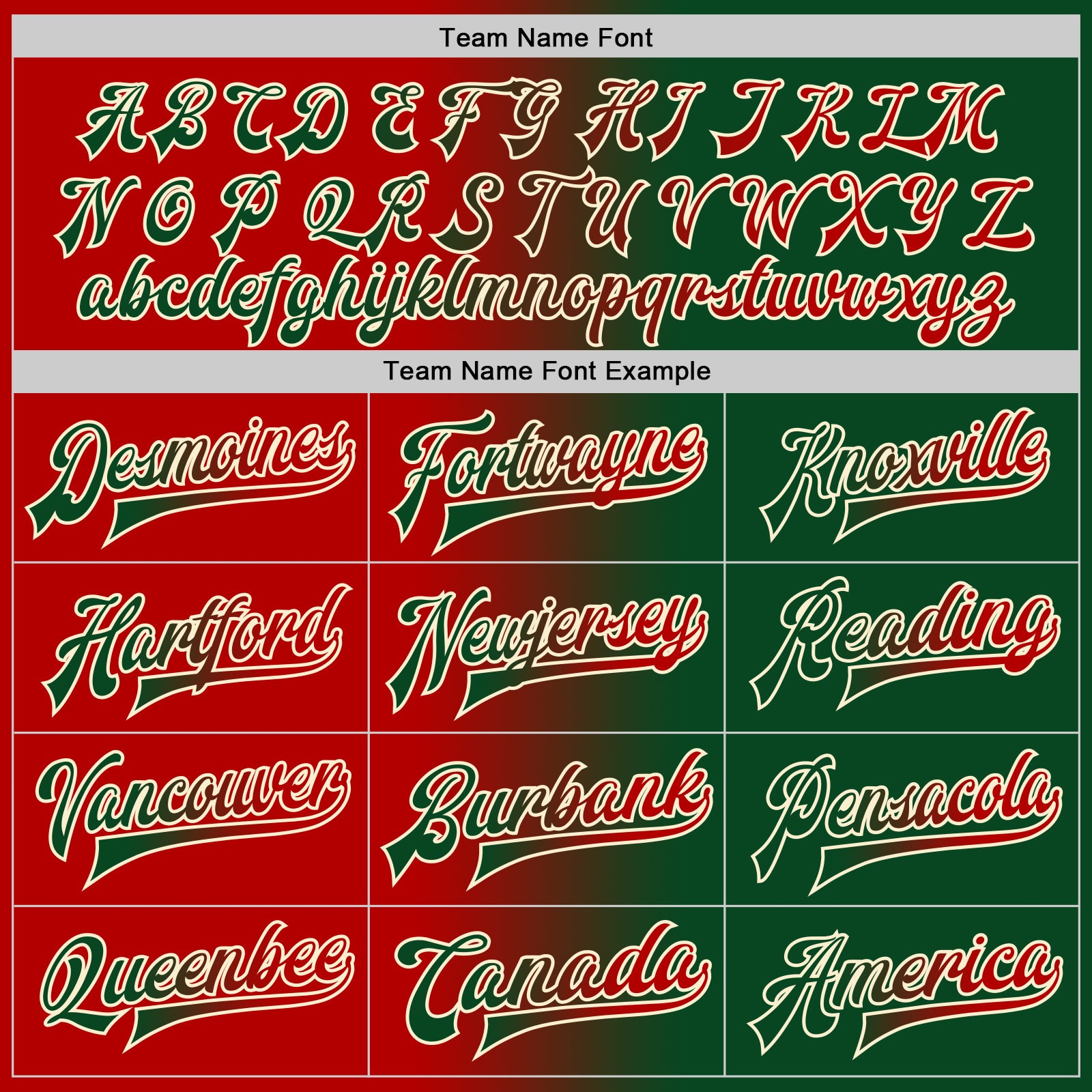 Custom Green Red-Cream Bomber Full-Snap Varsity Letterman Gradient Fashion Jacket