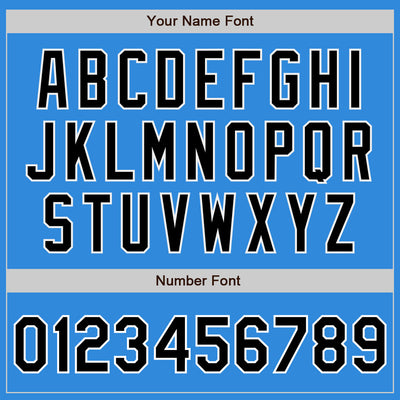 Custom Powder Blue Black-White Bomber Full-Snap Varsity Letterman Two Tone Jacket