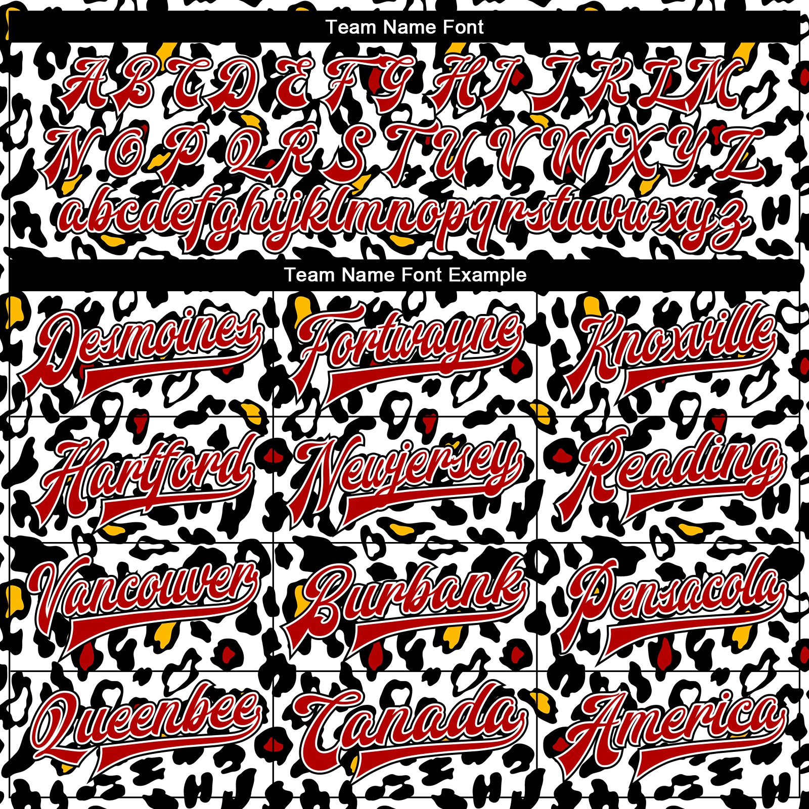 Custom White Red-Black Bright Leopard Print 3D Pattern Design Bomber Full-Snap Varsity Letterman Jacket