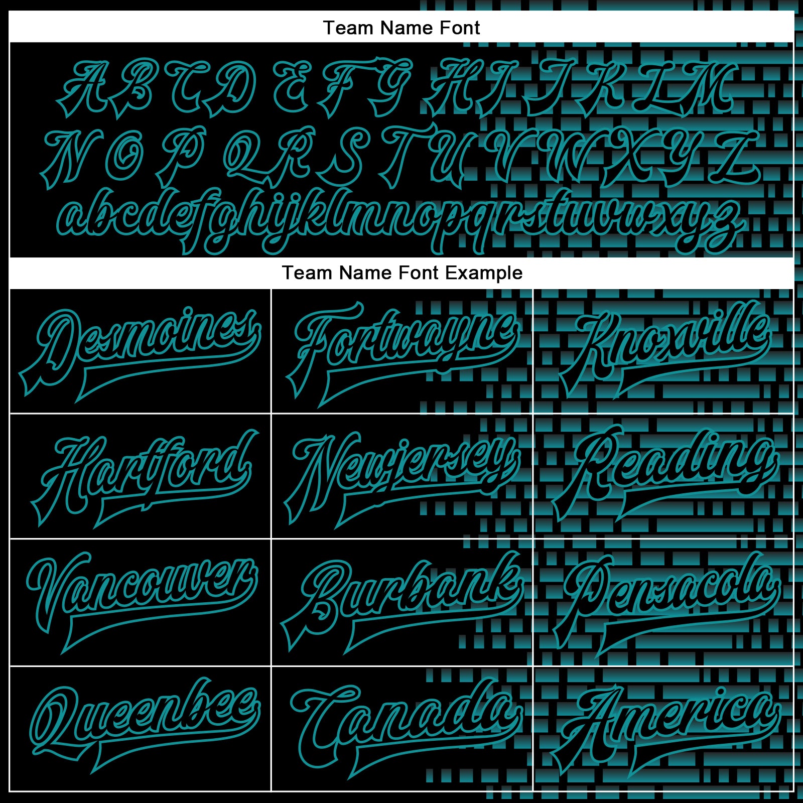 Custom Black Teal Halftone 3D Pattern Design Bomber Full-Snap Varsity Letterman Jacket