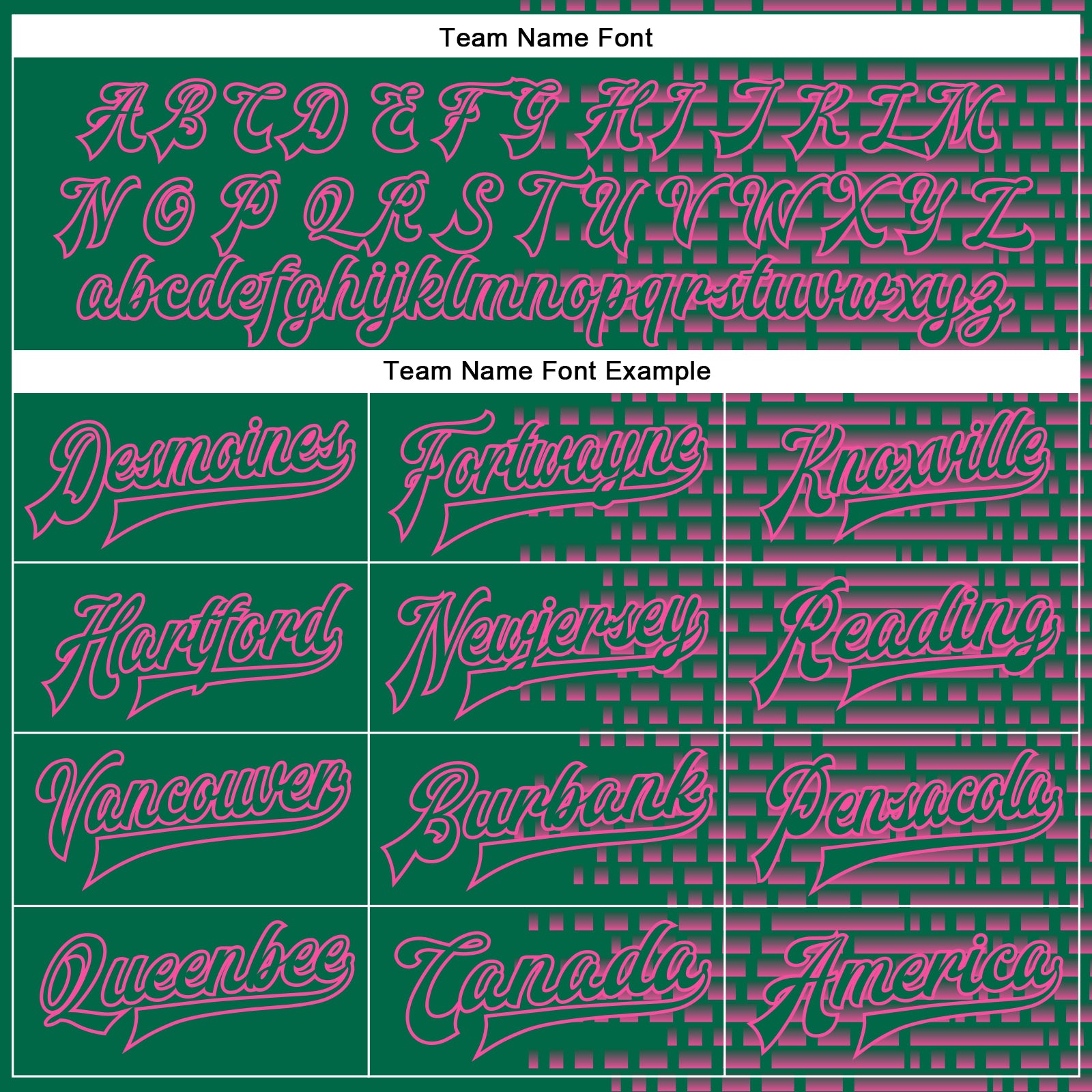 Custom Kelly Green Pink Halftone 3D Pattern Design Bomber Full-Snap Varsity Letterman Jacket