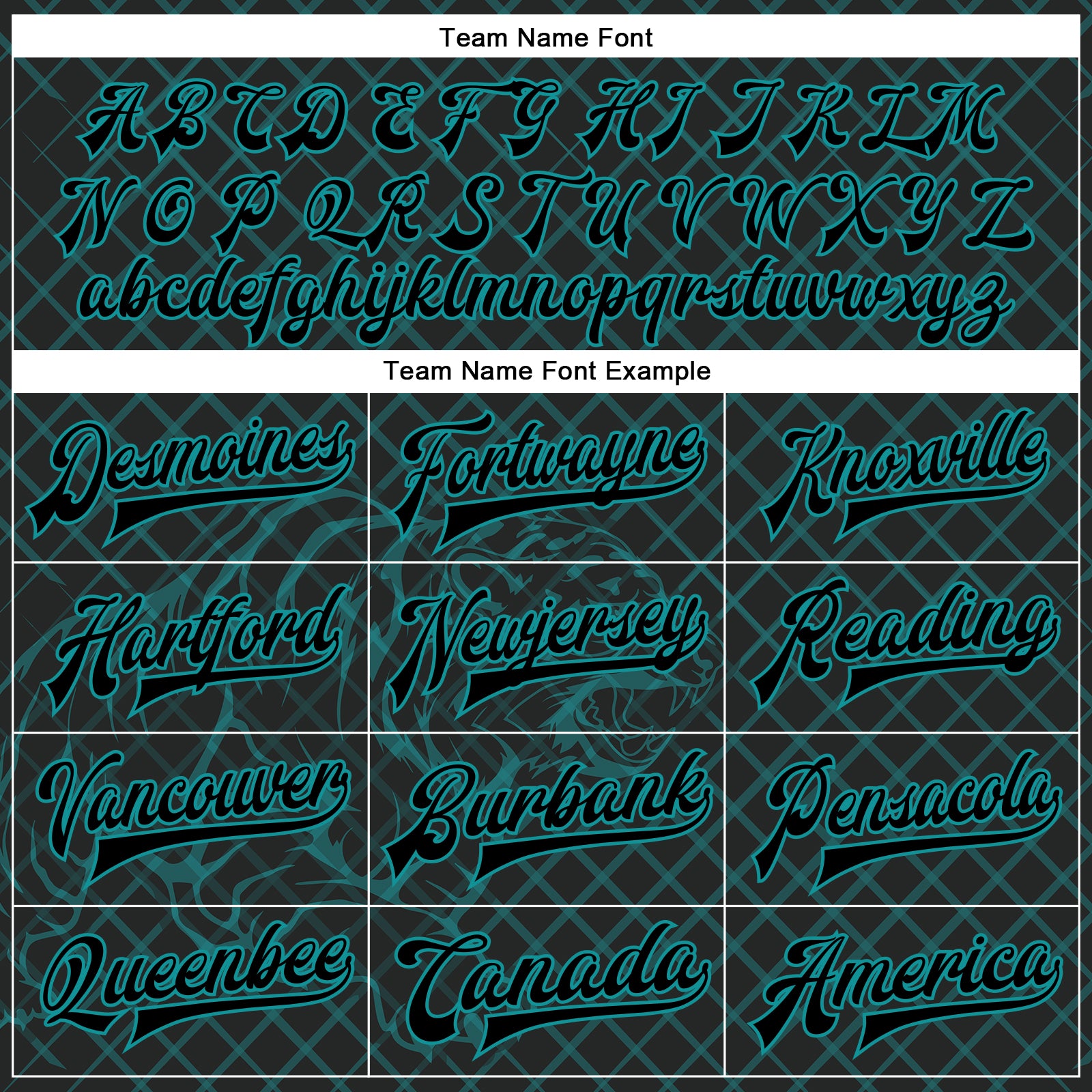 Custom Black Teal Check And Tiger 3D Pattern Design Bomber Full-Snap Varsity Letterman Jacket