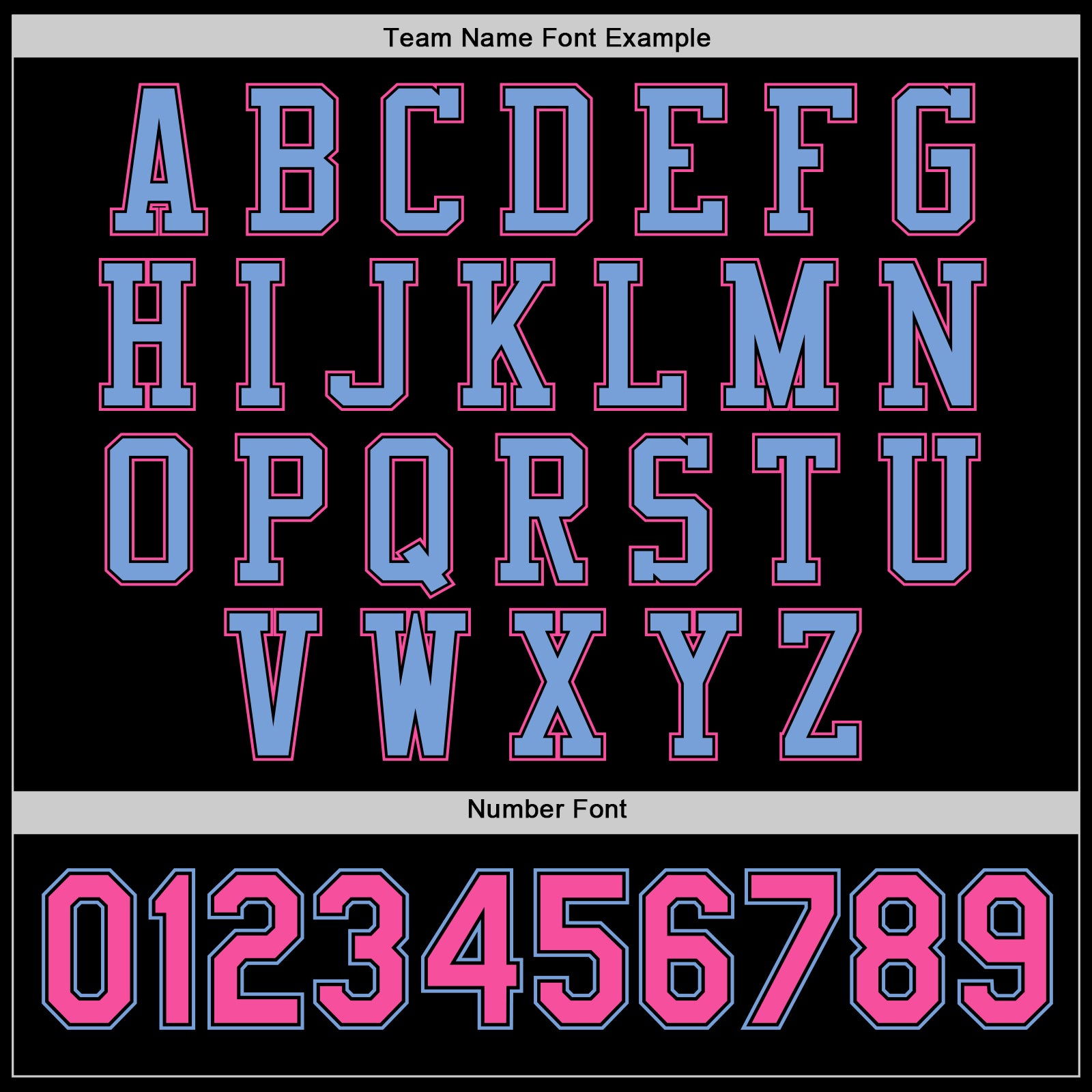 Custom Black Light Blue-Pink Bomber Full-Snap Varsity Letterman Jacket