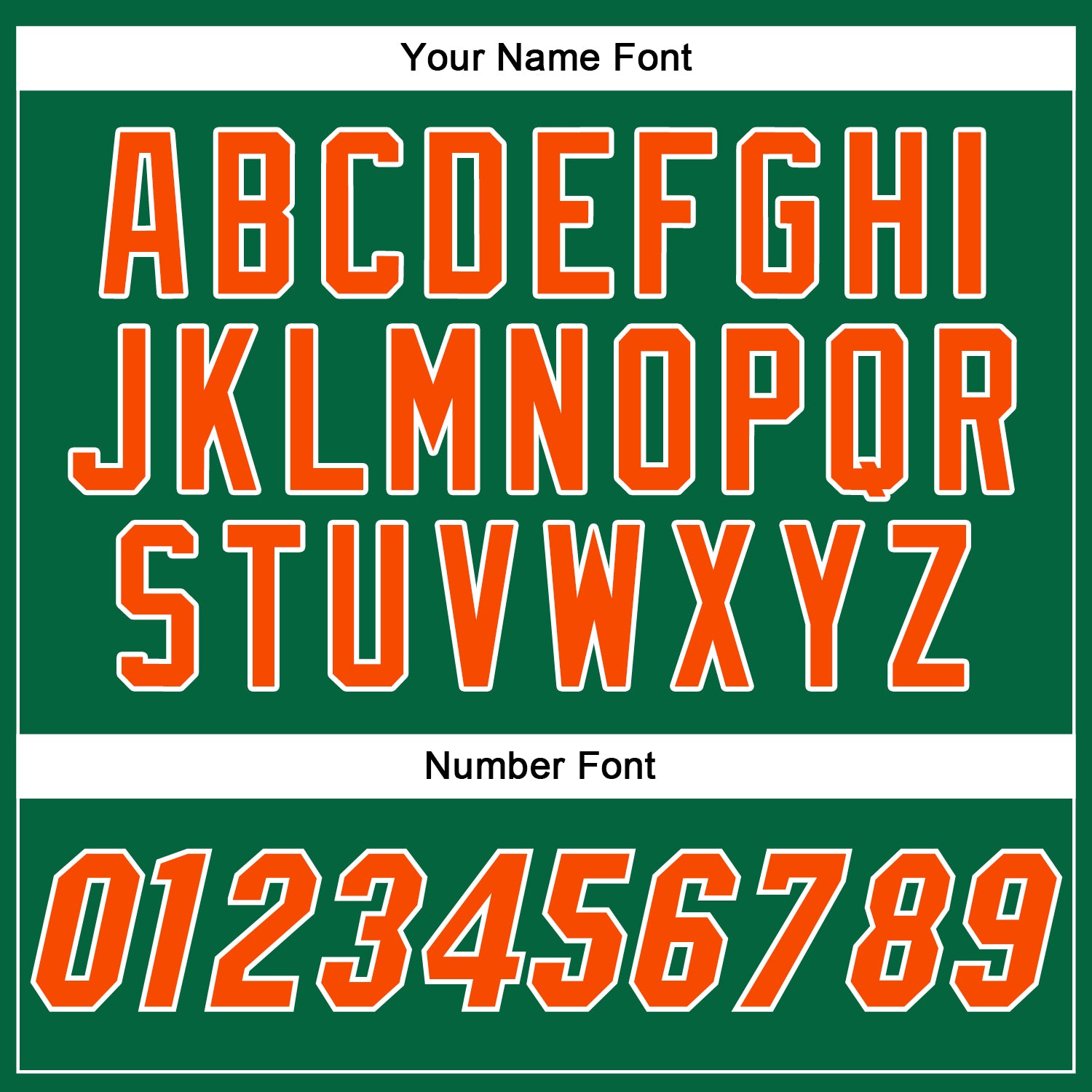 Custom Kelly Green Orange-White Authentic Baseball Jersey