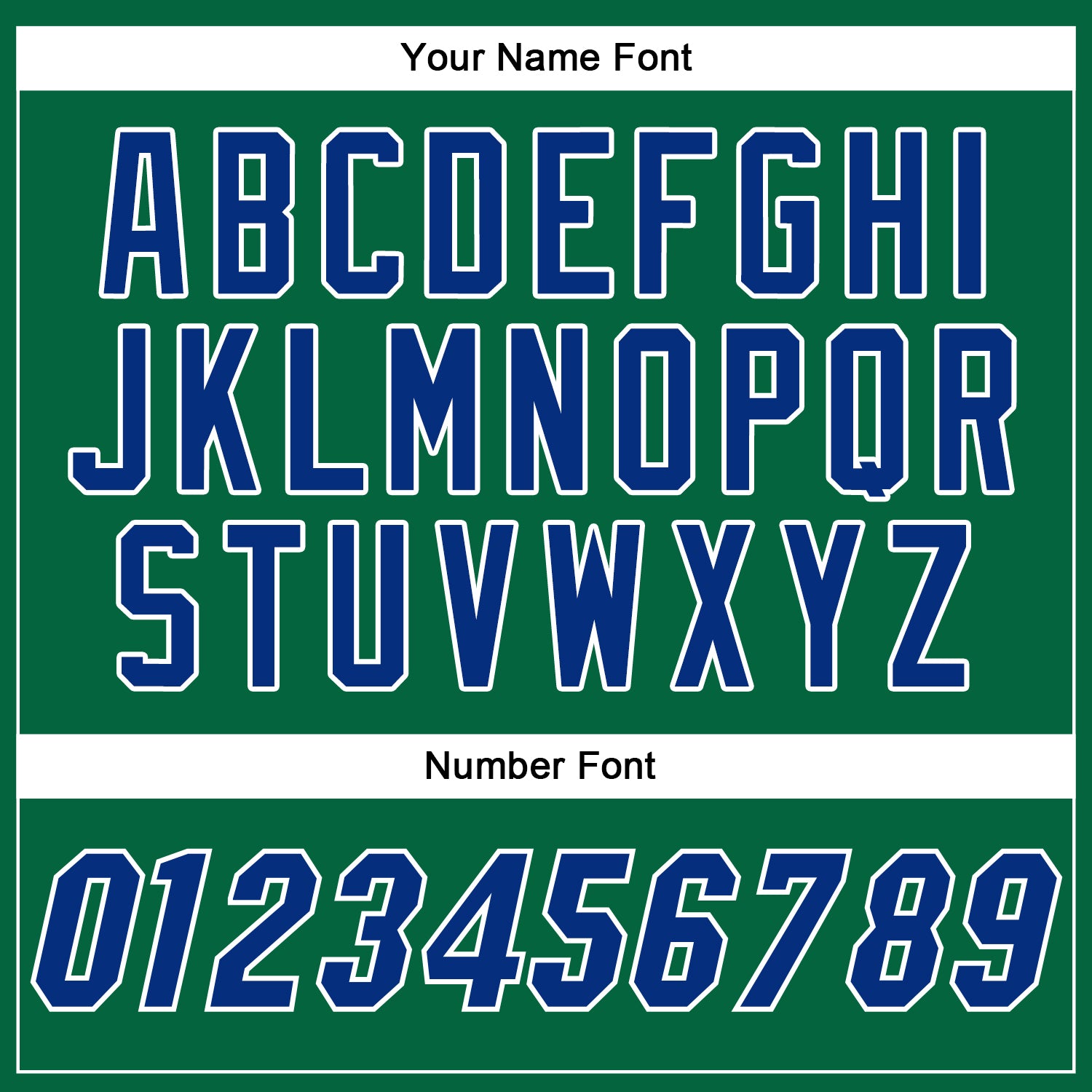 Custom Kelly Green Royal-White Authentic Baseball Jersey