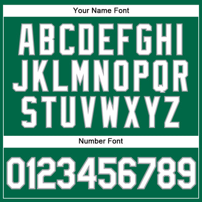 Custom Kelly Green White-Gray Authentic Sleeveless St Patricks Day Baseball Jersey