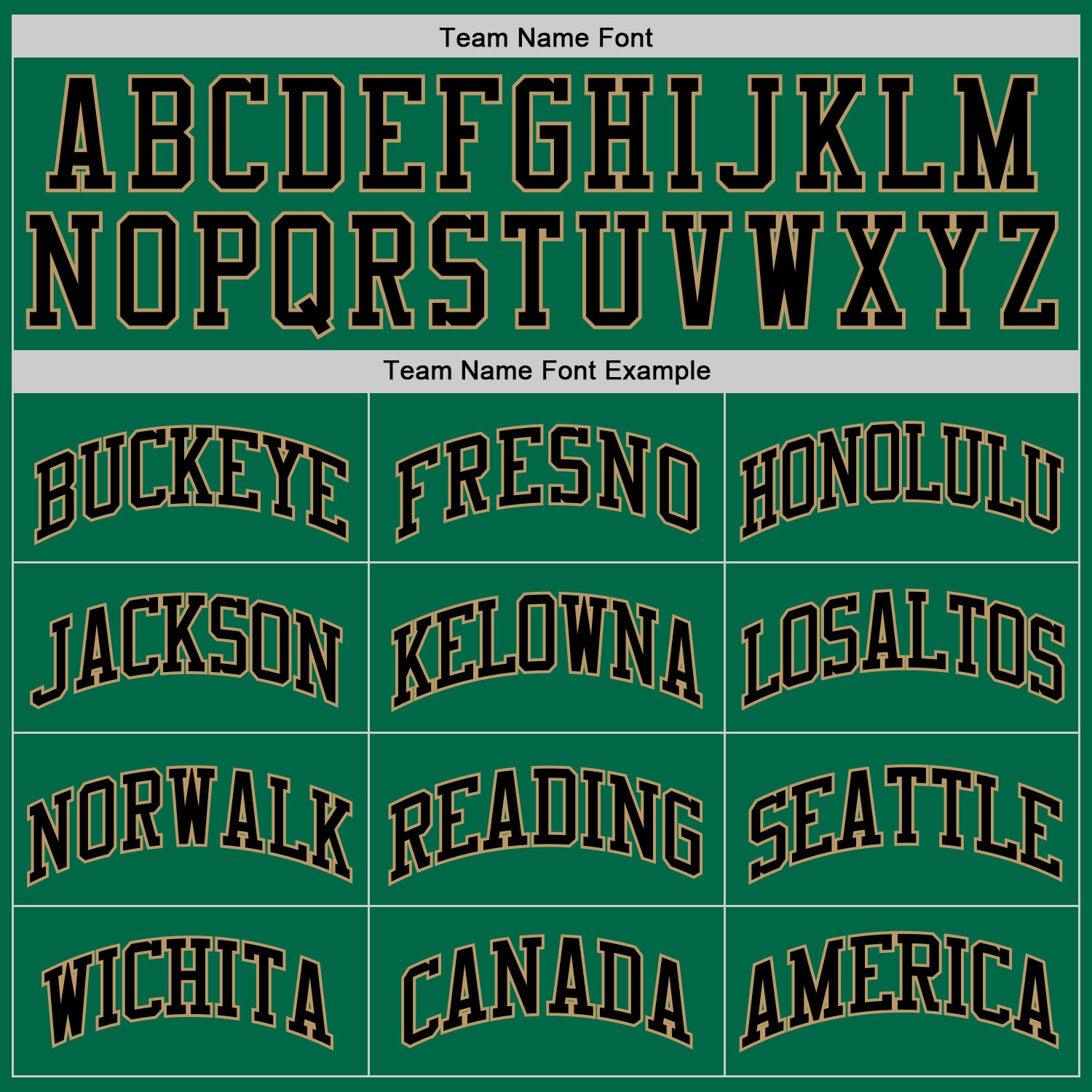 Custom Kelly Green Black-Old Gold Authentic Throwback Basketball Jersey