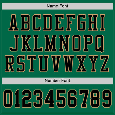 Custom Grass Green Black-Old Gold Mesh Authentic Throwback Football Jersey