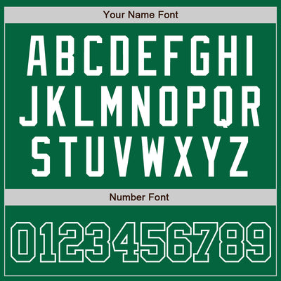 Custom Kelly Green Kelly Green-White Authentic Baseball Jersey